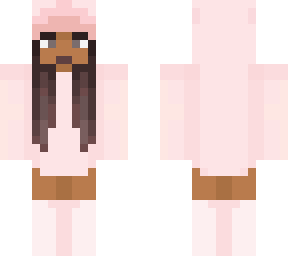 black girl pink hoodie