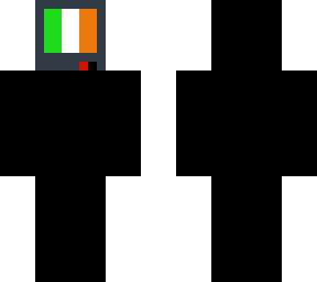black tv irish head