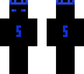 blue and black neon guy