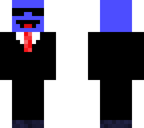 blue suit man
