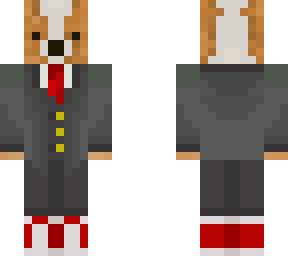 dog in suit