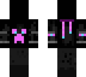 neon black hoodie cyan and purple