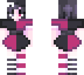 pink and black