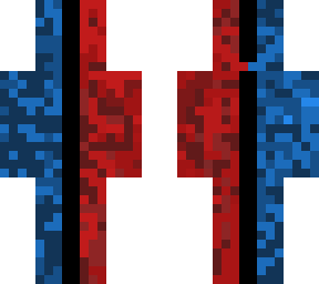 red / blue
