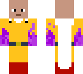 saitama manos de fuego (morado)