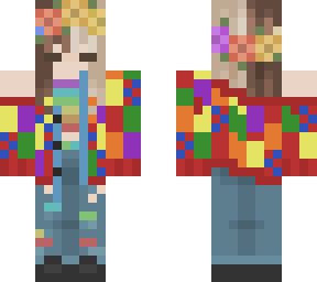 -split hair girl-pride month-