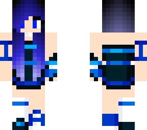 blue blacky girl based