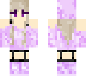 cute purple wolf girl skin