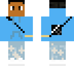 drip blue hoodie