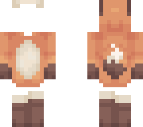 fox onesie with brown socks