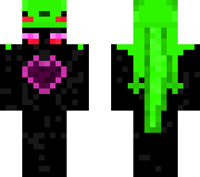 green-axolotl x enderman
