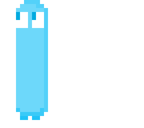 pac-man ghost (blue)