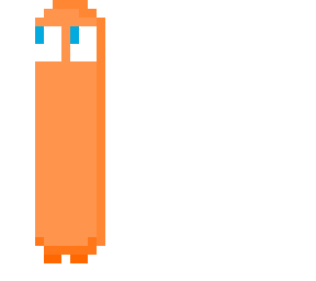 pac-man ghost (orange)
