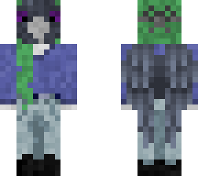purple and black mask
