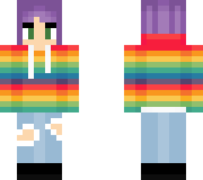 rainbow hoodie