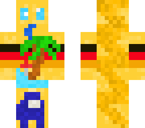 random yellow german man spitting on a palm during summer with among us legs