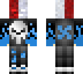 rocky skeleton blue