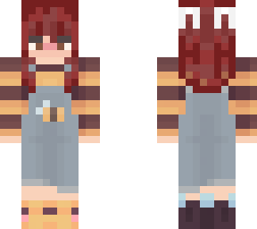 bee girl with red hair
