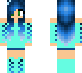 blue girl