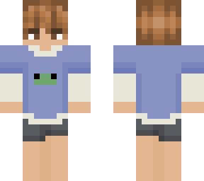 boy in blue frog hoodie