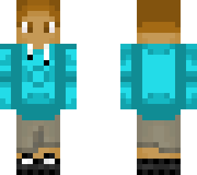 clean blue hoodie