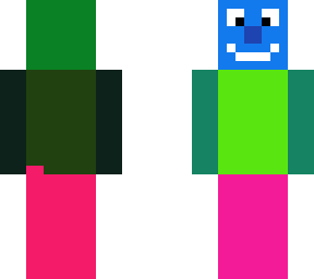 colorful minecrafter