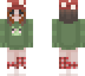 frog/mushroom outfit
