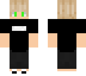 me in a black t