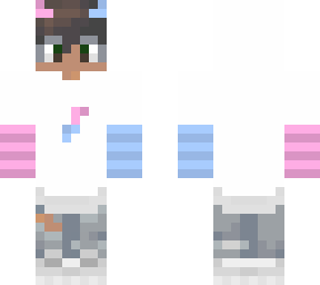 pink and blue devil