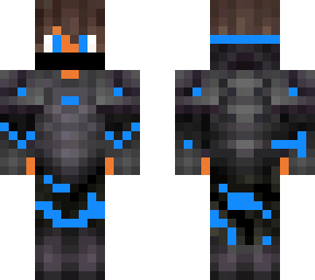 the boy with ultra power of netherite blue