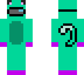 among us cat (aqua/bright green)