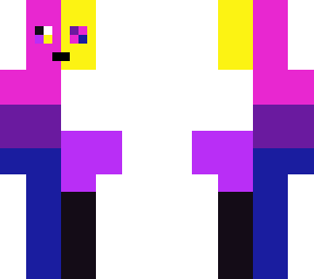 bi***ual and non-binary pride skin