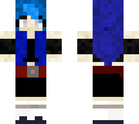 blue hair undercover mafia -girl