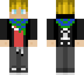 boy with scarf