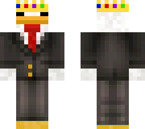 chicken is suit with crown