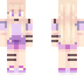 cute purple girl