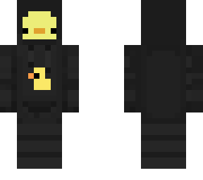duck with a hoodie
