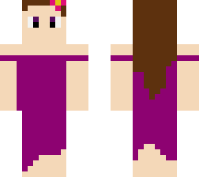 girl in a dress