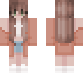 girl in cardigan