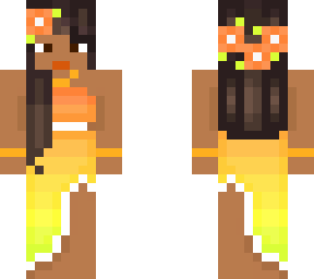 little miss sunshine - black girl in sunset dress