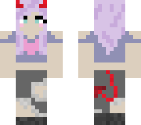 pastel demon girl.
