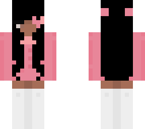 pink heart - black girl