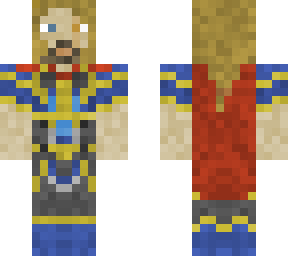 (thor: love and thunder) blue golden suited thor
