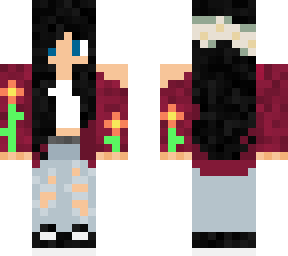 black haired girl skin specially made for my book worm friend