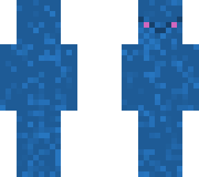 blue blob character :3 standard version