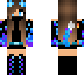 blue-purple gamer girl