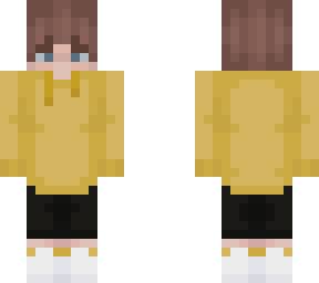 boy with yellow hoodie