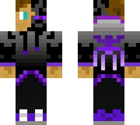 brown hair half enderman