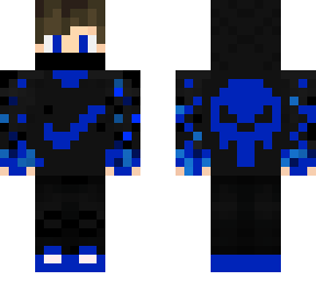 cool blue gamer boy
