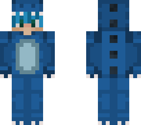 full blue dino